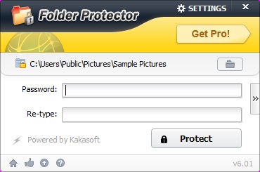 Folder Protector proteger contraseña